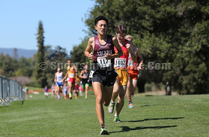2015SIxcHSSeeded-122.JPG - 2015 Stanford Cross Country Invitational, September 26, Stanford Golf Course, Stanford, California.